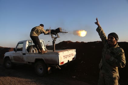 Le milizie filo-turche pronte ad attaccare i curdi 12