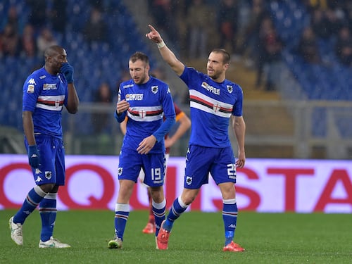 Serie A, la Sampdoria piega la Roma 2-0