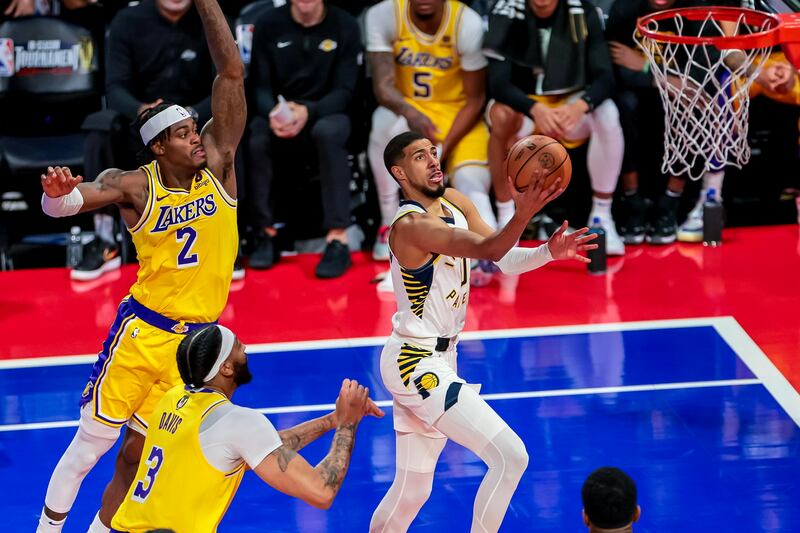 Haliburton Davis Lakers Pacers Nba Cup