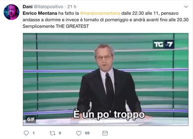 Enrico Mentana, meme e battute social 12