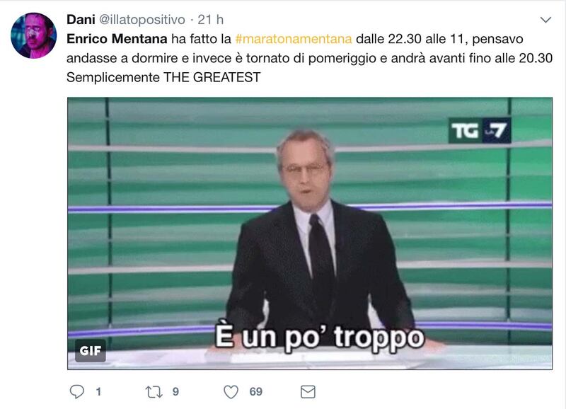 Enrico Mentana, meme e battute social 12