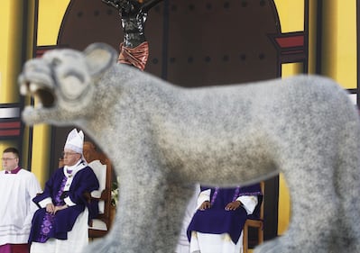 Messa del Papa con gli indigeni 12