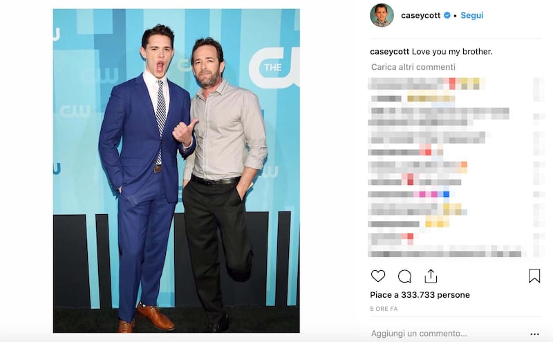 Luke Perry, il sostegno social dei vip: foto 6