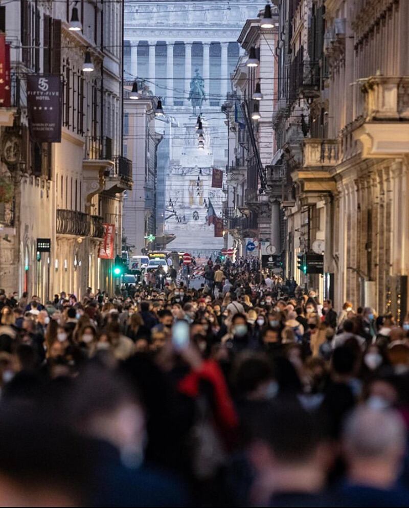 Via del Corso a Roma