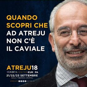 La campagna social di Atreju contro Boldrini, Renzi e Junker 2