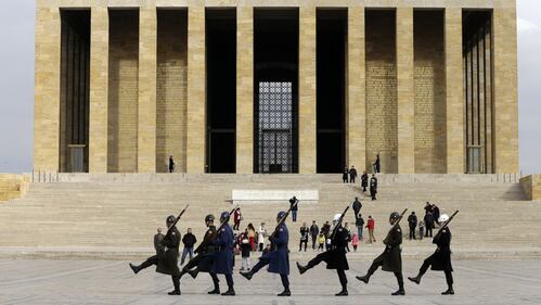 Il mausoleo di Ataturk ad Ankara 2