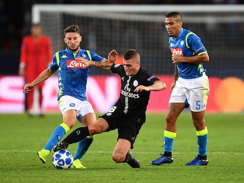 Champions, Di Maria beffa il Napoli al 93': il Psg impone il 2-2 agli azzurri