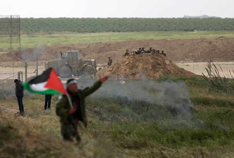 Scontri al confine tra Israele e Gaza 1