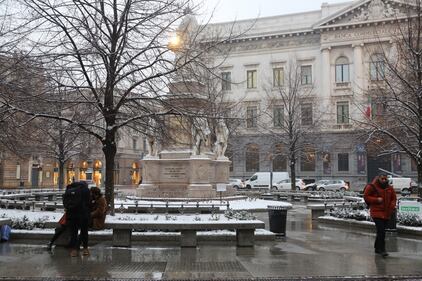 La neve imbianca Milano 15