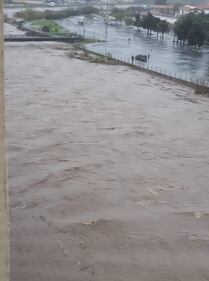 Fiume Bormida in piena