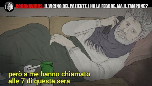 Coronavirus: "Vicino di casa del "paziente uno" ha febbre ma non gli è stato fatto tampone"