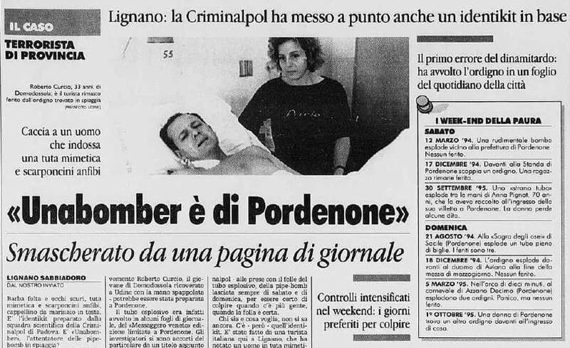 "Ho guardato in faccia Unabomber, sorrideva". Francesca, mutilata a 9 anni