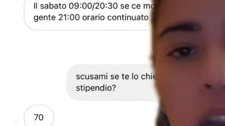 Le offrono 70 euro a settimana per 10 ore di lavoro al giorno: la proposta scatena le polemiche