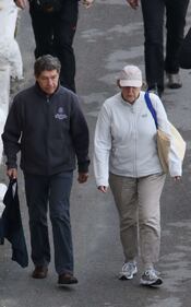 La Merkel a Ischia tra pilates e verdurine 9