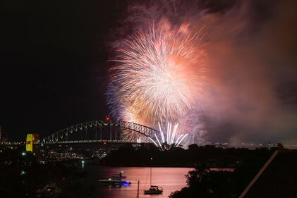 Spettacolo pirotecnico a Sydney