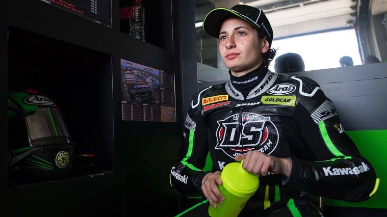 Ana Carrasco, la prima donna in testa a un Mondiale di moto