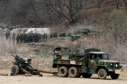 Sud Corea, esercitazione al confine con Pyongyang 3