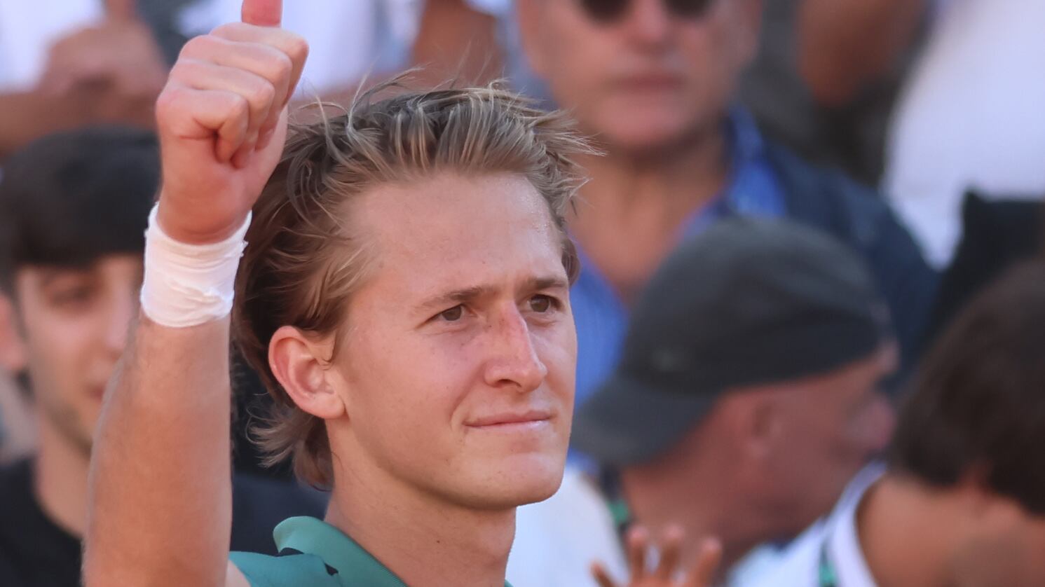 Al Foro Italico tiri la... Korda e scatta l'urlo: "Forza Juve!"