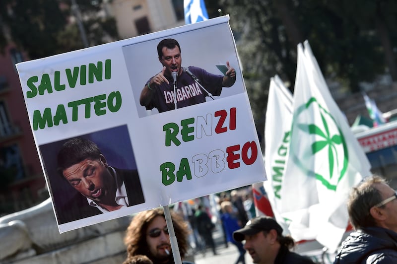 La "discesa" del Carroccio su Roma: la piazza leghista 17