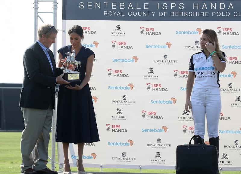 Meghan Markle e il Principe Harry alla partita di polo: foto 7