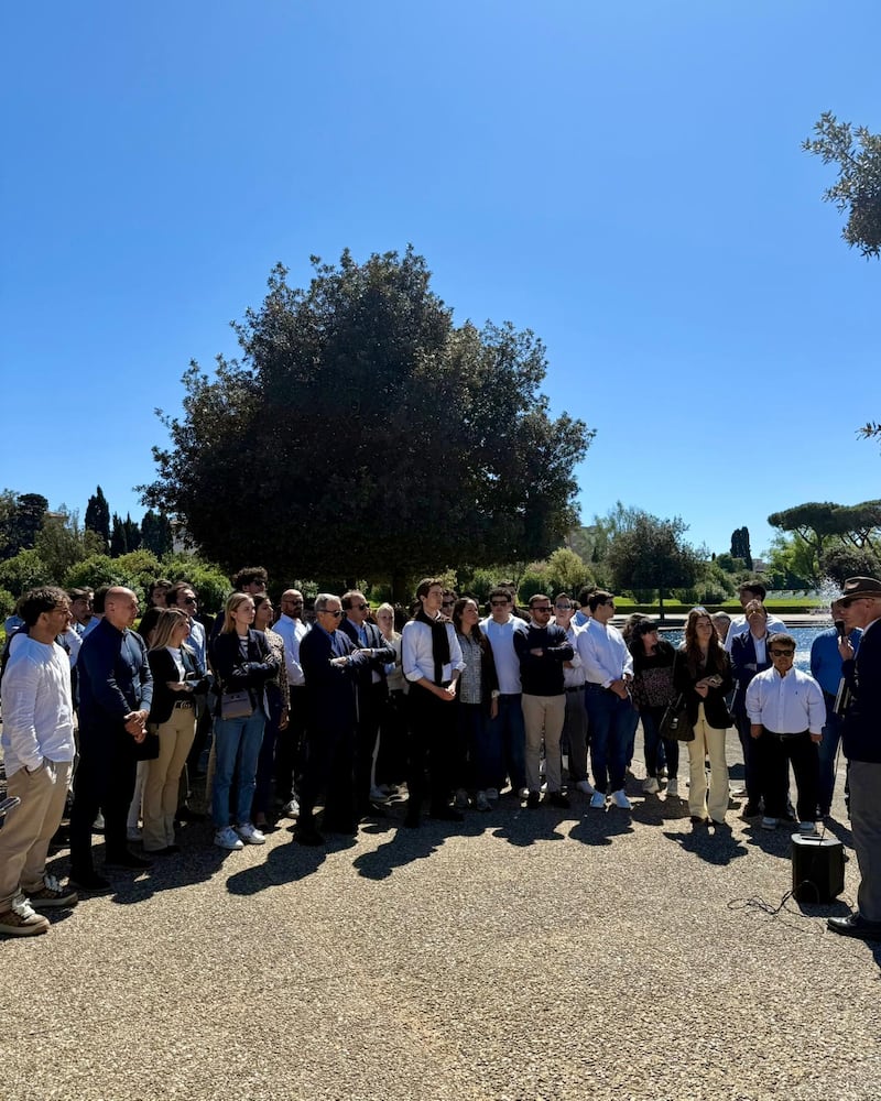 L'omaggio dei Giovani di FI ai caduti al Cimitero americano di Nettuno 6