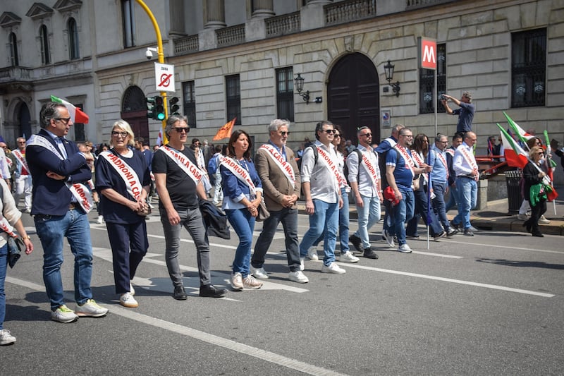 Milano: le foto del Remigration Summit organizzato dalla Lega 7