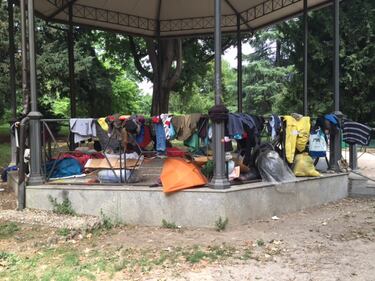 Milano, Giardini Montanelli nel degrado 2