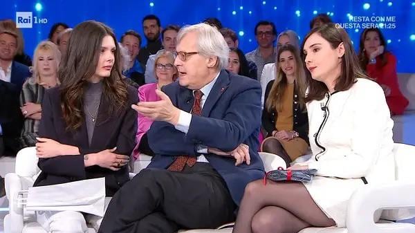 "Quelle del 2000...". Bufera su Sgarbi a Domenica in, poi si scusa