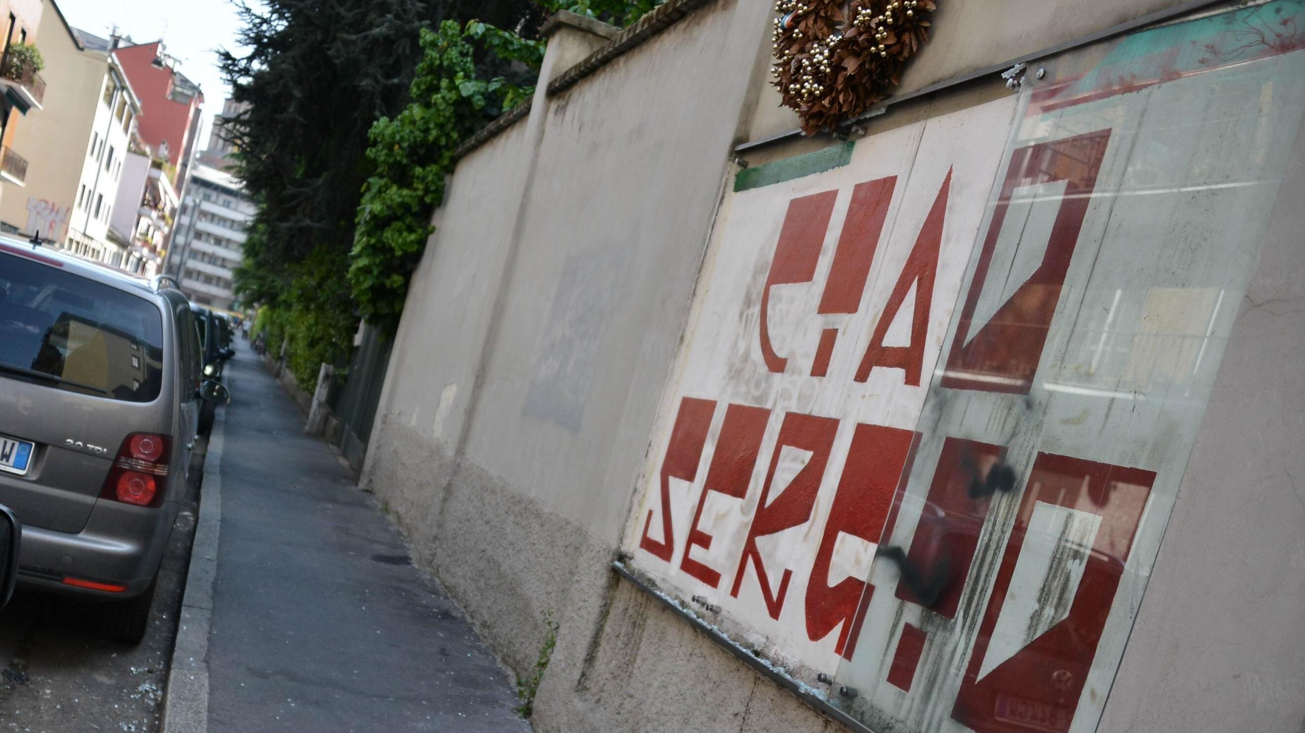 Ramelli, danni al murales E poi lo sfregio del sindaco
