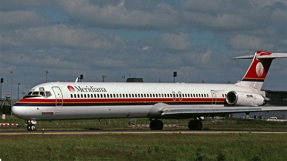 Ultima destinazione Volandia per il primo MD-80 Meridiana