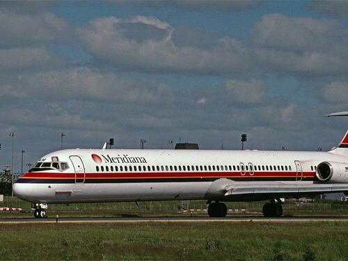 Ultima destinazione Volandia per il primo MD-80 Meridiana