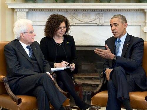 Il Presidente della Repubblica Mattarella da Obama alla Casa Bianca