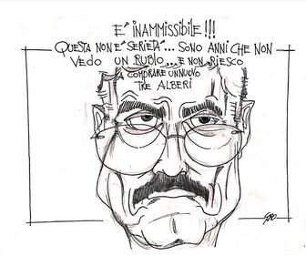 La vignetta del giorno - D'Alema e i rubli dei russi 1