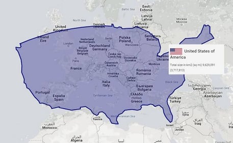 Il mondo a grandezza reale:così cambiano le proporzioni degli Stati 3