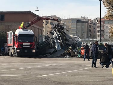 Roma, sgombero al Baobab  1