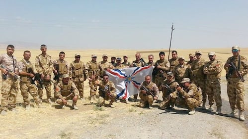 Iraq, i combattenti cristiani di Dwekh Nawsha 6
