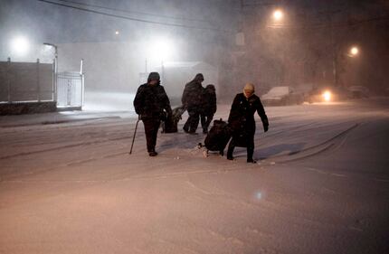 È arrivata la prima neve a New York 4