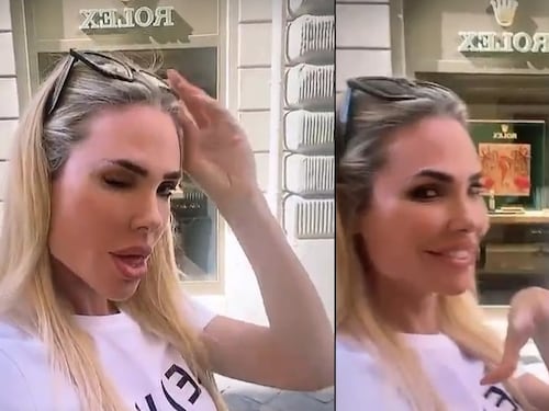Il video davanti al negozio Rolex: lo sfottò di Ilary a Totti
