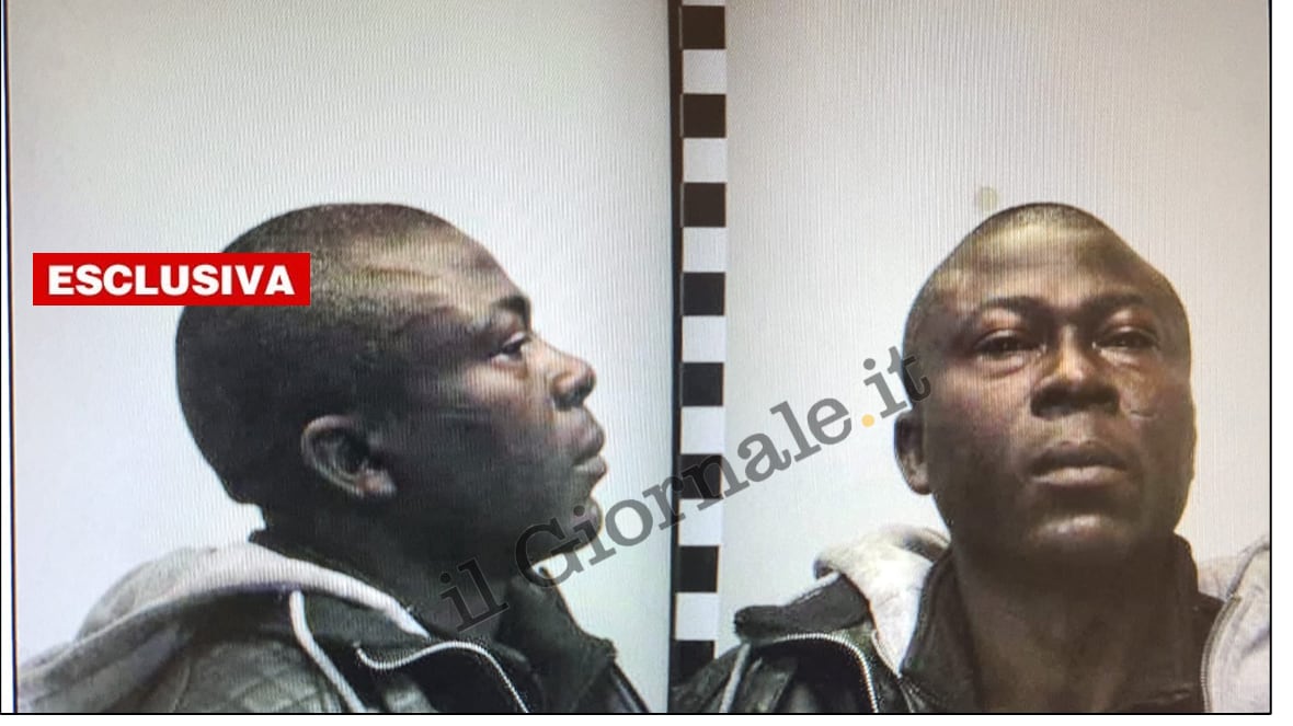 Il ghanese dà in escandescenze e rompe il naso a una poliziotta