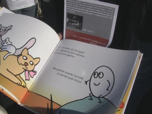 La sinistra scende in piazza con i libri gay per bambini