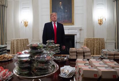 Donald Trump e la cena fast food 6