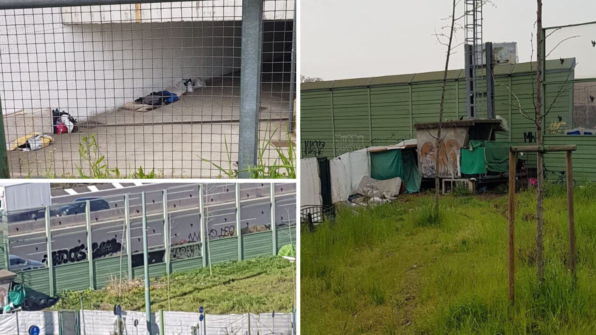 Baracche abusive e bivacchi tra i rifiuti: ennesima vergogna a Milano