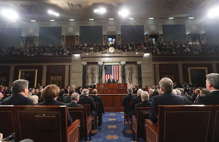 Trump parla davanti al Congresso 11