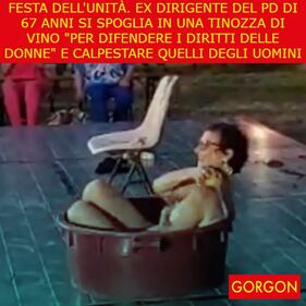 La satira del giorno. Spogliarello alle Festa dell'Unità 1