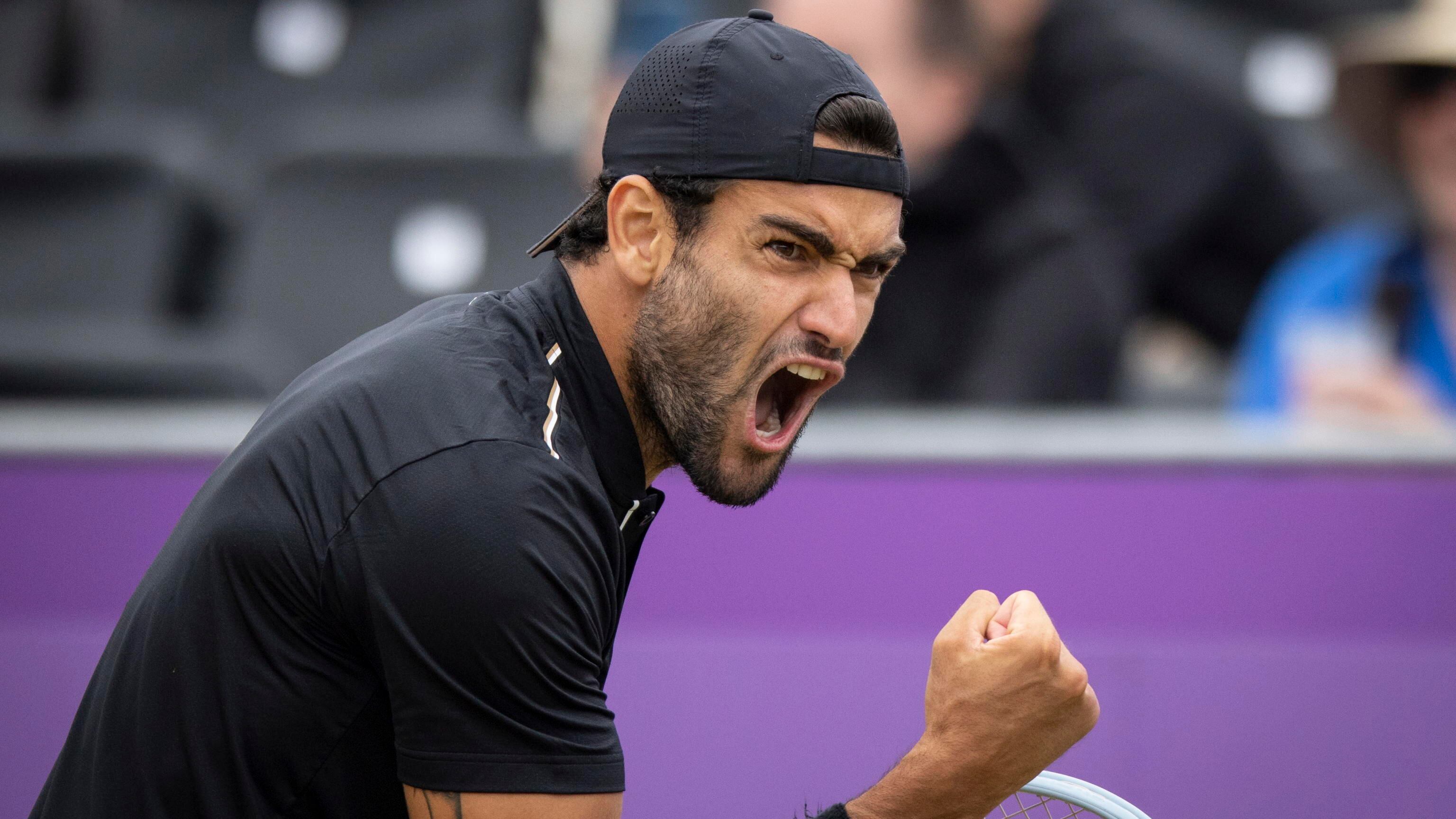 Un Berrettini spettacolare sale sull'ottovolante. Oggi può fare doppietta sull'erba del Queen's