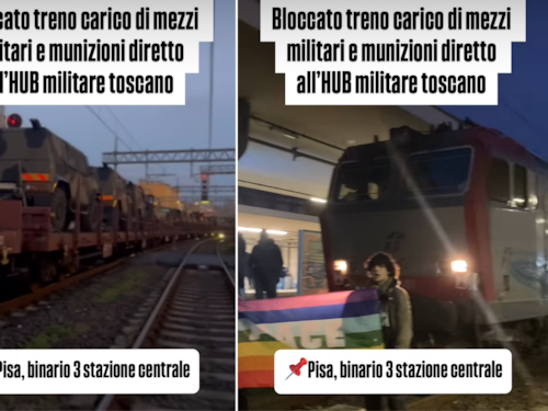 Antagonisti sui binari, fermato un convoglio con mezzi militari