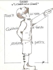 La vignetta del giorno - Saviano e la sindrome dei due colonnelli 1