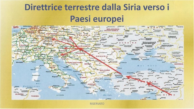 Le rotte degli immigrati