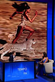 La splendida Naomi Campbell da Fabio Fazio 5