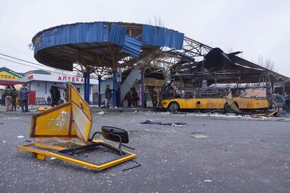 Donetsk, colpita stazione dei bus 1